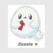 Snoep Ghost Sticker (Vel)