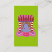 Snoep Gingerbread House Visitekaartjes (Achterkant)