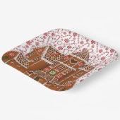 Snoep Gingerbrood House Papieren Bordje (Gebogen)