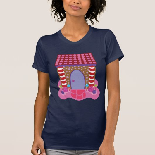 Snoep Gingerbrood House T-shirt (Voorkant)