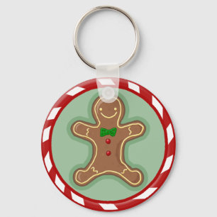 Snoep Gingerbrood Man Sleutelhanger