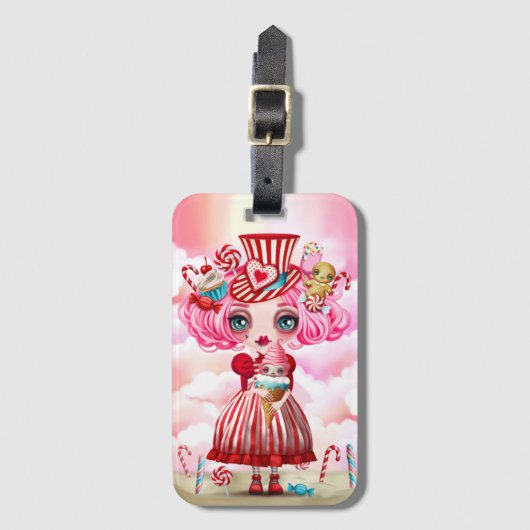 Snoep Girl Bagagelabel (Voorkant (verticaal))