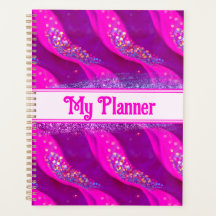 Snoep Glitter Planner - Abstracte roze Sparkles
