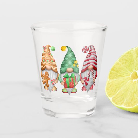 Snoep Gnomen Shot Glass Glas (Voorkant)