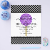 Snoep grote openingsbrochures voor winkels flyer (Enkel)