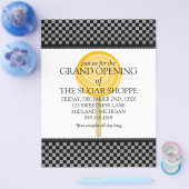 Snoep grote openingsbrochures voor winkels flyer (Enkel)