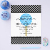 Snoep grote openingsbrochures voor winkels flyer (Enkel)