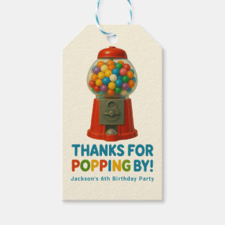 Snoep Gumball Snoepjes Kinderverjaardagsfeestje Cadeaulabel
