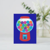 Snoep-gumbalmachine Briefkaart (Staand voorkant)