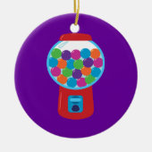 Snoep-gumbalmachine Keramisch Ornament (Voorkant)