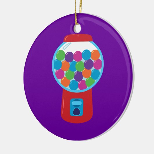 Snoep-gumbalmachine Keramisch Ornament (Links)