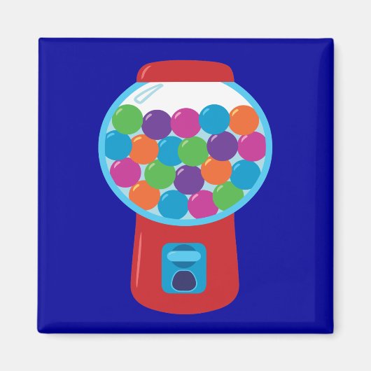 Snoep-gumbalmachine Magneet (Voorkant)