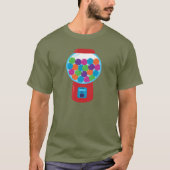 Snoep-gumbalmachine T-shirt (Voorkant)
