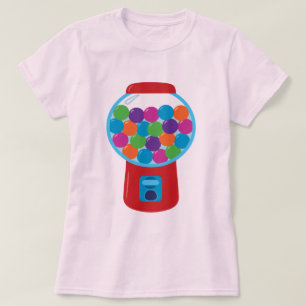 Snoep-gumbalmachine T-shirt