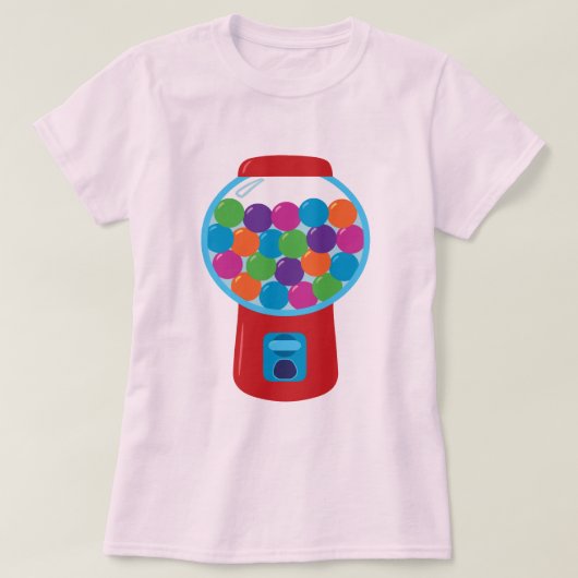 Snoep-gumbalmachine T-shirt (Design voorkant)
