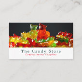 Snoep Gummie-Beren, suikerwerk Visitekaartje (Voorkant)