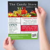 Snoep Gummy-Beren, snoepgoed, omkeren Flyer (Hand)