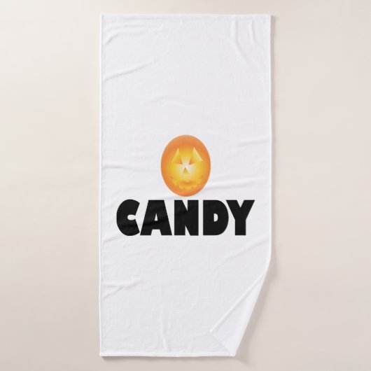 Snoep Halloween Badhanddoek (Badhanddoek)
