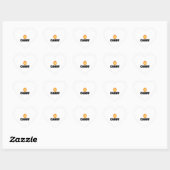 Snoep Halloween Hart Sticker (Vel)