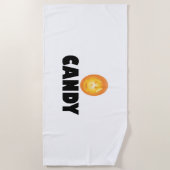 Snoep Halloween Strandlaken (Voorkant)