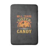 Snoep Halloween Zus Handel Design_1 Badmat (Voorkant Verticaal)