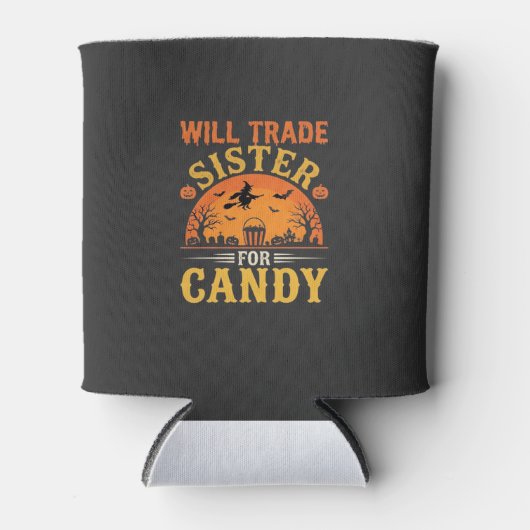 Snoep Halloween Zus Handel Design_1 Blikjeskoeler (Voorkant)