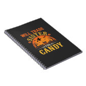 Snoep Halloween Zus Handel Design_1 Notitieboek (Rechterzijde)