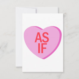 Snoep hart - ALSOF Bedankkaart