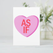 Snoep hart - ALSOF Bedankkaart (Staand voorkant)