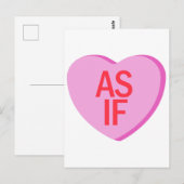 Snoep hart - ALSOF Briefkaart (Voorkant / Achterkant)