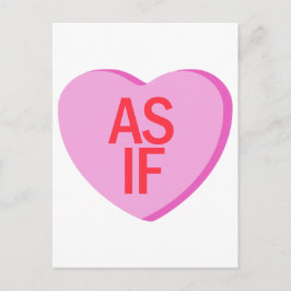 Snoep hart - ALSOF Briefkaart