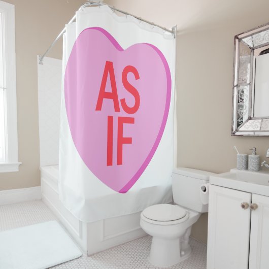 Snoep hart - ALSOF Douchegordijn (In situ)