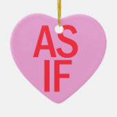 Snoep hart - ALSOF Keramisch Ornament (Voorkant)