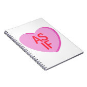 Snoep hart - ALSOF Notitieboek (Rechterzijde)