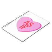 Snoep hart - ALSOF Notitieboek (Linkerzijde)