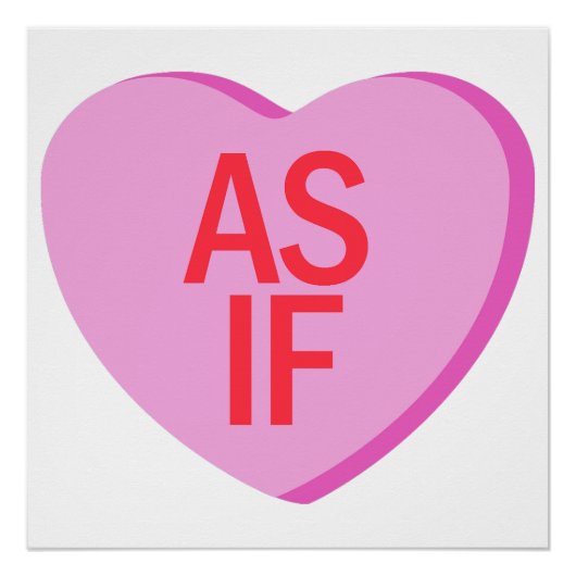 Snoep hart - ALSOF Perfect Poster (Voorkant)