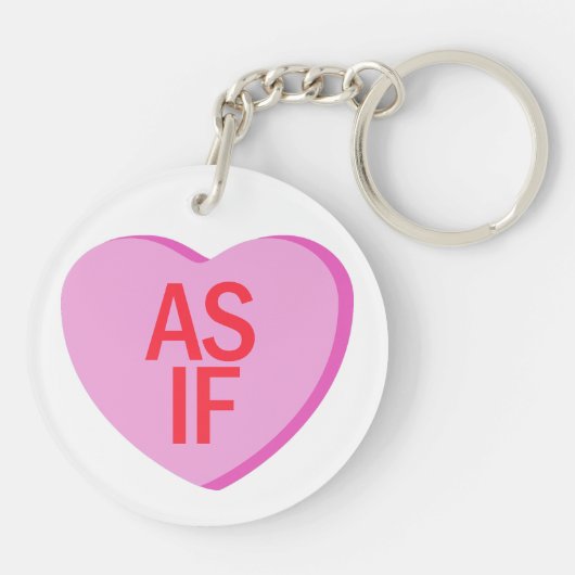 Snoep hart - ALSOF Sleutelhanger (Achterkant)