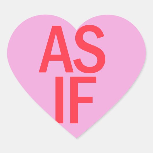 Snoep hart - ALSOF Sticker (Voorkant)