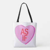 Snoep hart - ALSOF Tote Bag (Achterkant)