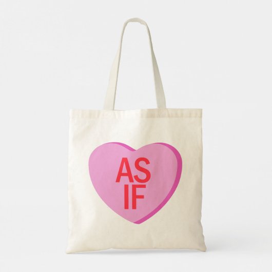 Snoep hart - ALSOF Tote Bag (Achterkant)