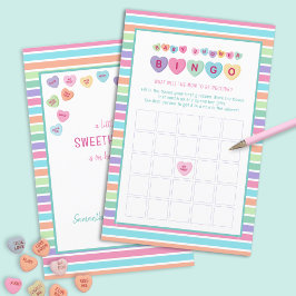 SNOEP HART BABY SHOWER BINGO SPEL