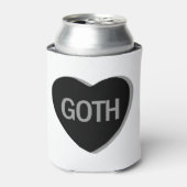 Snoep Hart - Gothic Blikjeskoeler (Blikje Voorkant)