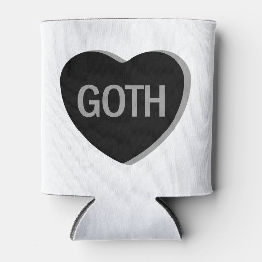 Snoep Hart - Gothic Blikjeskoeler (Voorkant)