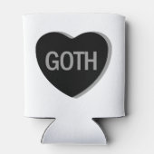 Snoep Hart - Gothic Blikjeskoeler (Achterkant)