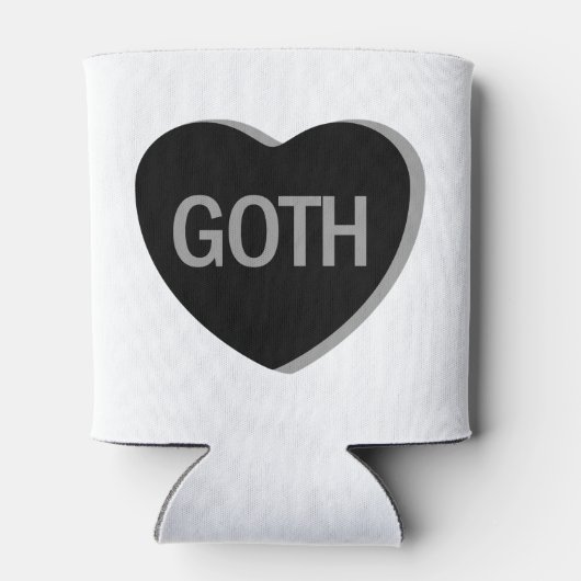 Snoep Hart - Gothic Blikjeskoeler (Achterkant)