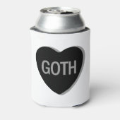 Snoep Hart - Gothic Blikjeskoeler (Blikje Achterkant)