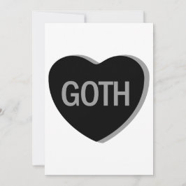 Snoep Hart - Gothic Kaart