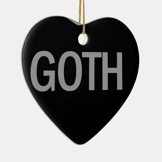Snoep Hart - Gothic Keramisch Ornament (Rechts)