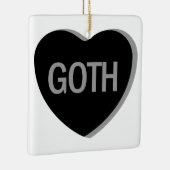 Snoep Hart - Gothic Keramisch Ornament (Rechts)