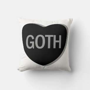 Snoep Hart - Gothic Kussen